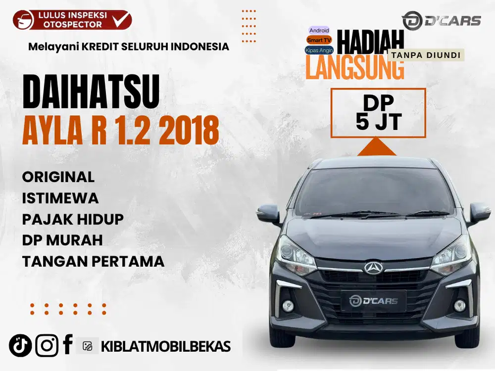 DAIHATSU AYLA R 1.2 2018 CONVERT 2021 LOW KM ORIGINAL ISTIMEWA