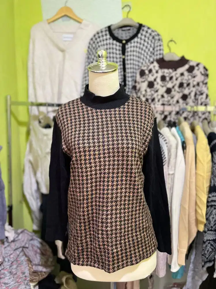 SWEATER WANITA FULL MOTIF