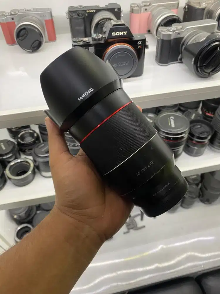 Lensa samyang 35mm f1.4 for sony
