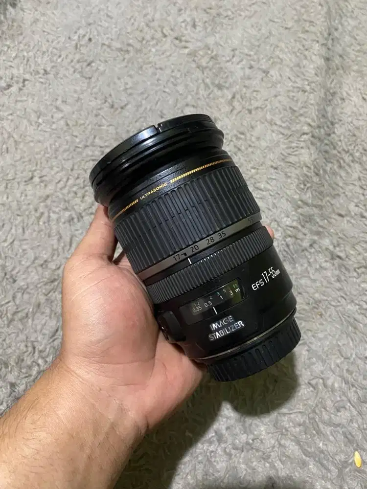 Lensa canon 17-55 F2.8 USM mulus bagus istimewa