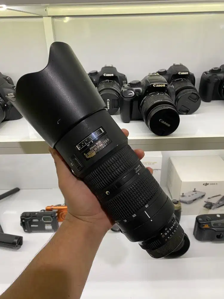Lensa tele 80-200 f2.8 gen III nikon nikkor