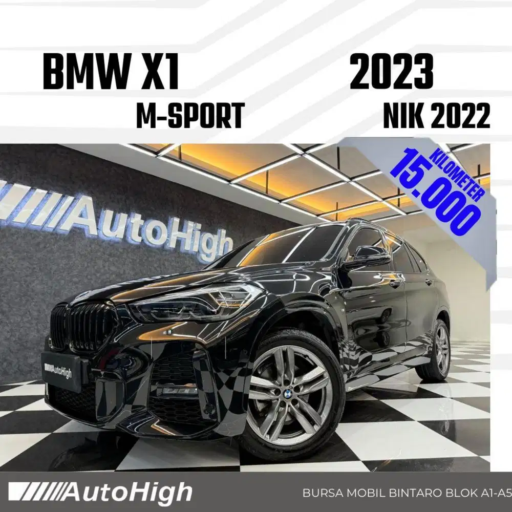 DP10% [Km15.000] X1 M-Sport 2022 Black Reg 2021 #AUTOHIGH