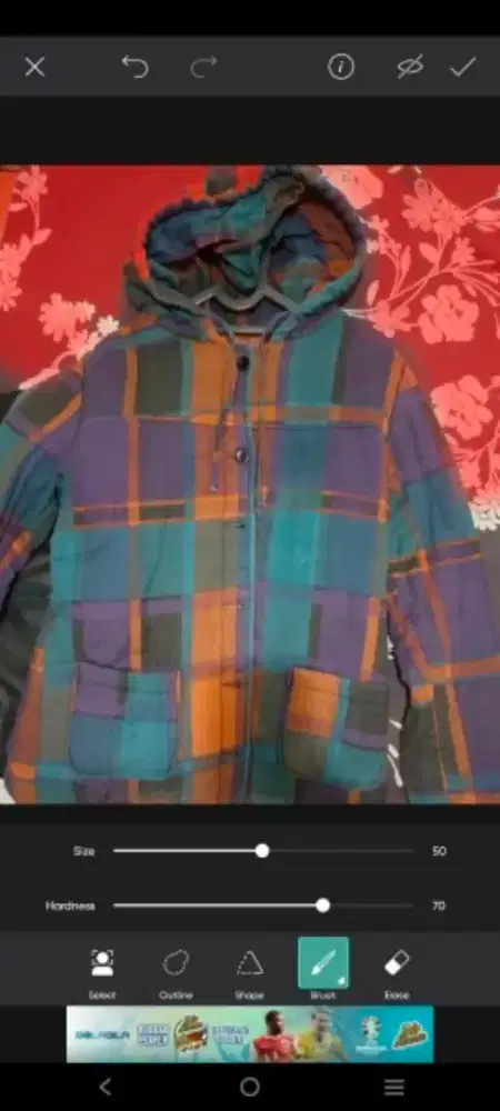 Jaket Tebal kotak kotak