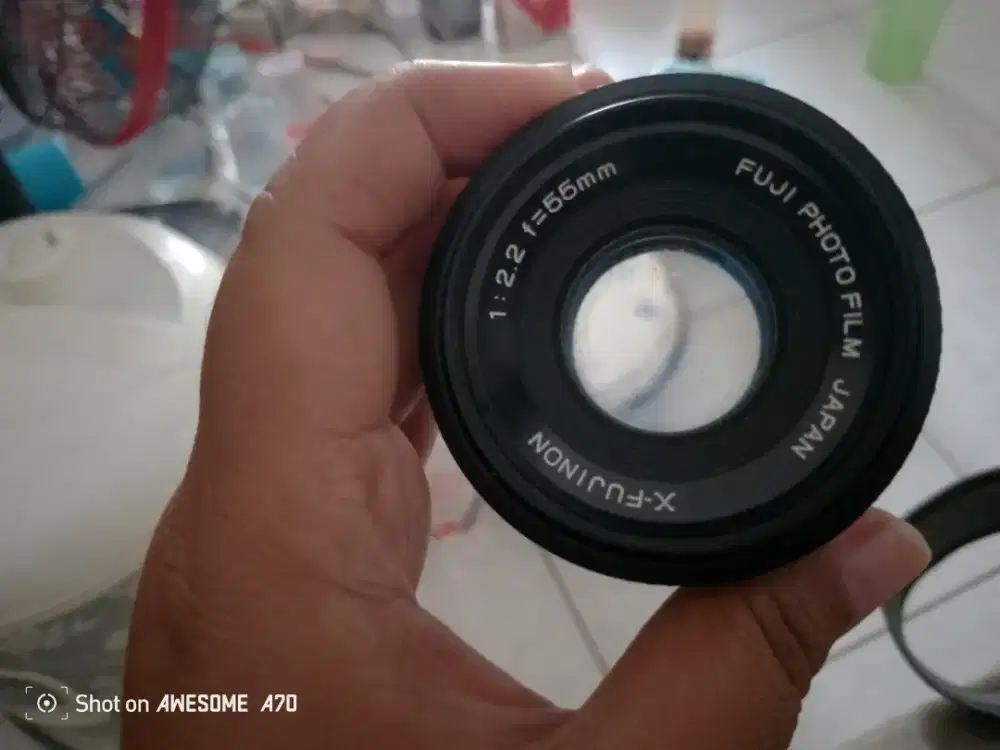Lensa kamera fujinon 1:2.2 55mm bekas.