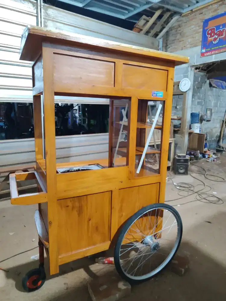 Jual Gerobak Angkringan,Bakso,Mie Ayam,Bubur,Roti BakardlL.Free ongkir