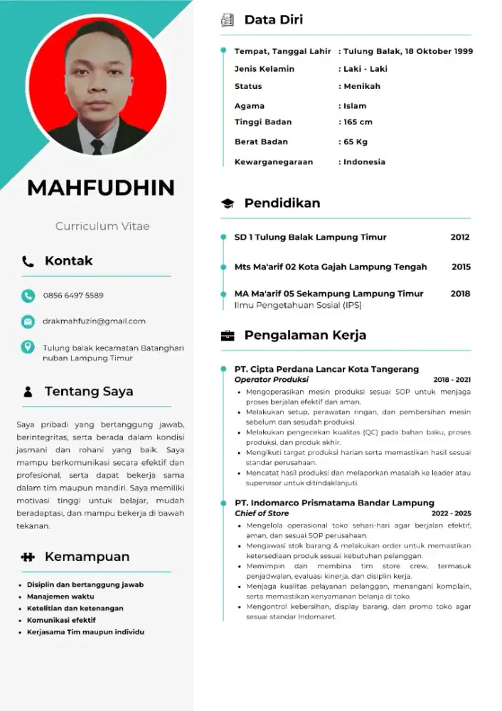 Cari pekerjaan laki laki 26 tahun