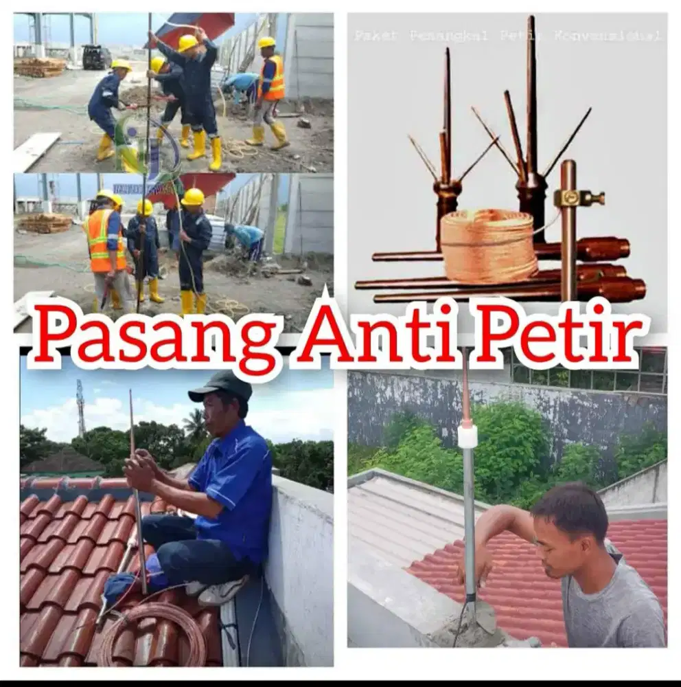 Pusat Jual Pasang Alat Penangkal Petir Elektrostatis