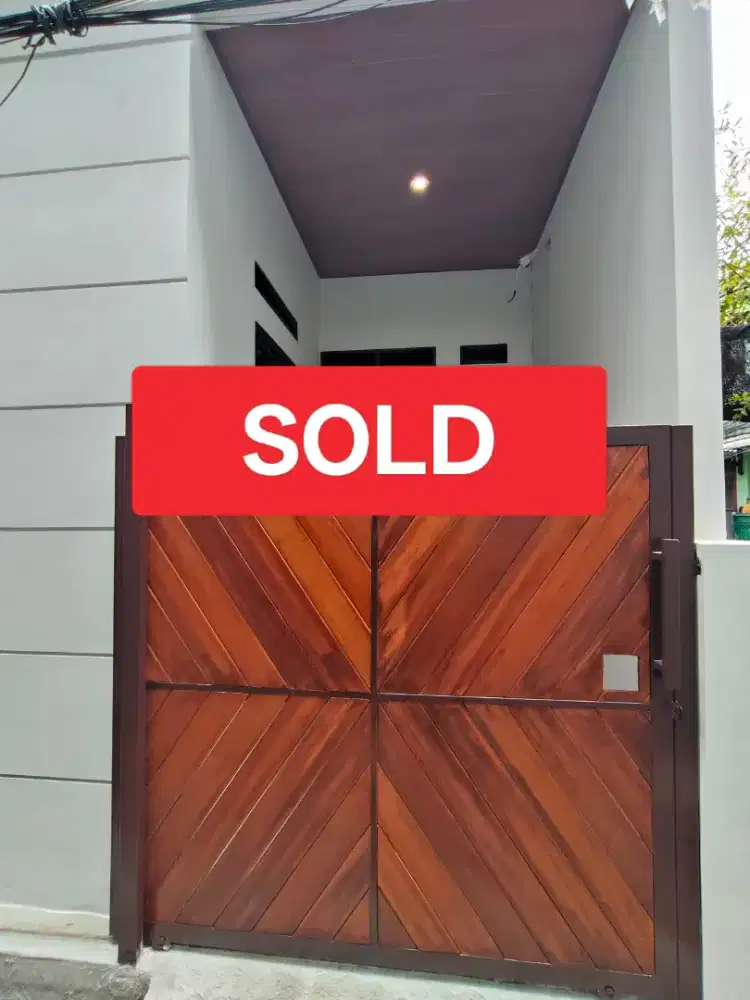 Rumah dikontrakkan tahunan (bulanan 3 Jt)