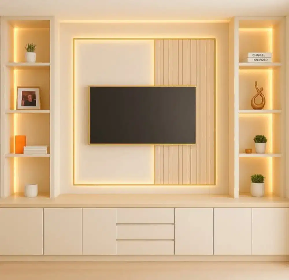 Cabinet TV Backdrop HPL