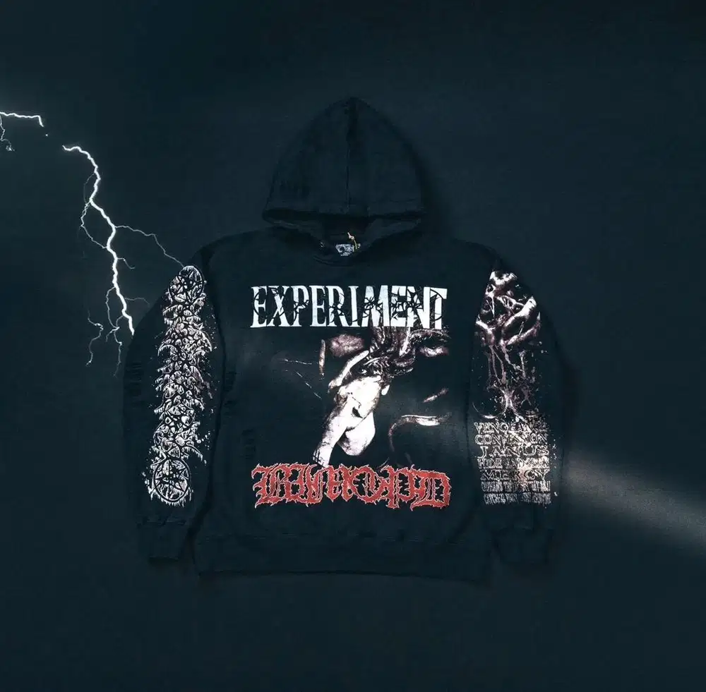Catharsis x Bimopd - Experiment (Washed Boxy Hoodie) - L