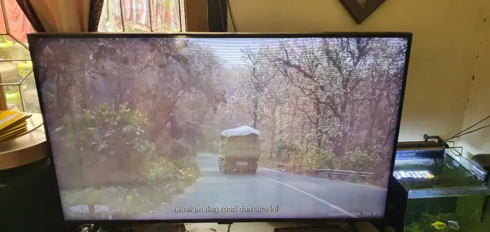 Samsung Smart Tv 43inc Minus Layar Garis