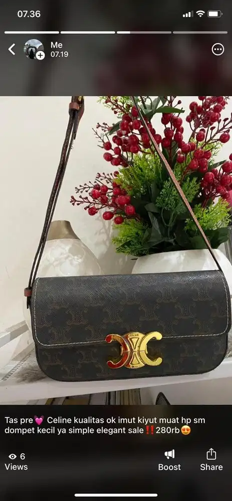 Tas preloved ala CELINE