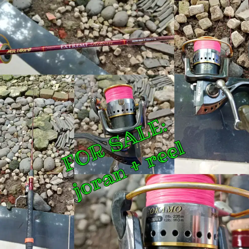 Pancing 1 set ( joran + reel)