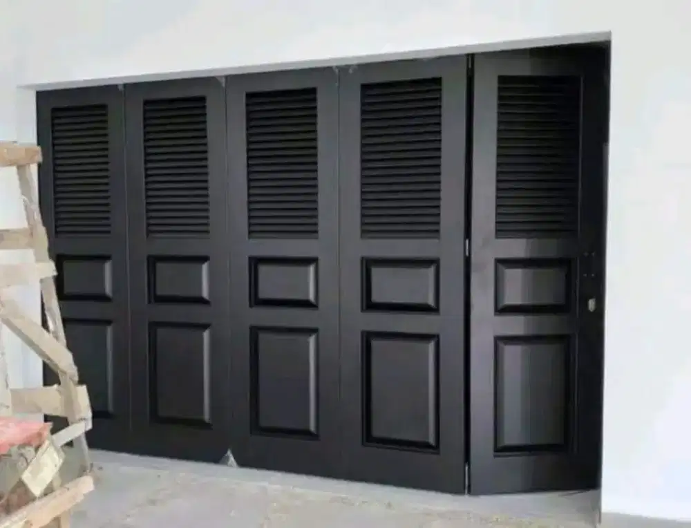 JASA PEMBUATAN PINTU GARASI, CANOPY, PAGAR, RELING TANGGA, PAPAN NAMA