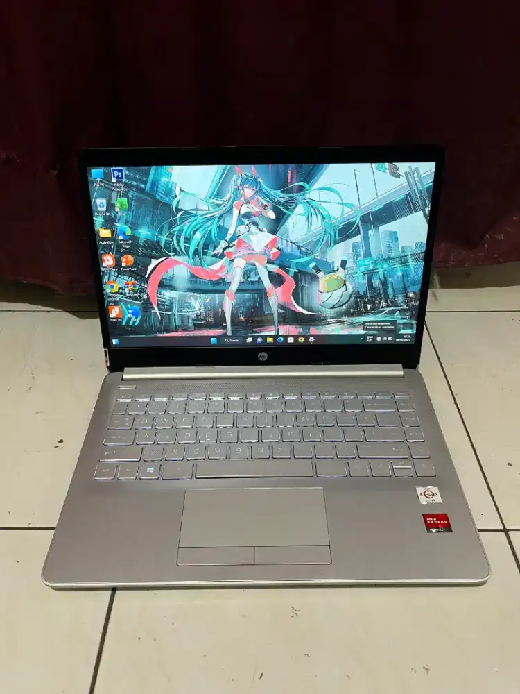 Dijual Hp 14s - Dk1xxx Amd Athlon Silver ( Ram 8 / ssd nvme 512 )