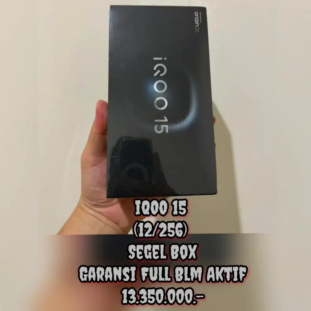 iQOO 15 (12/256) Segel Box