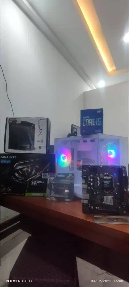 PC intel i5 10400F VGA GTX 1660 Super 6GB RAM 16GB