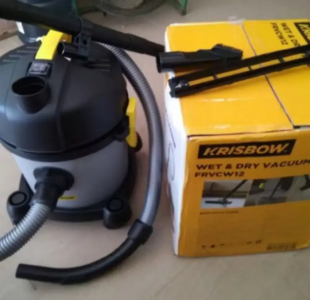 Vaccum cleaner krisbow 12 L kering basah
