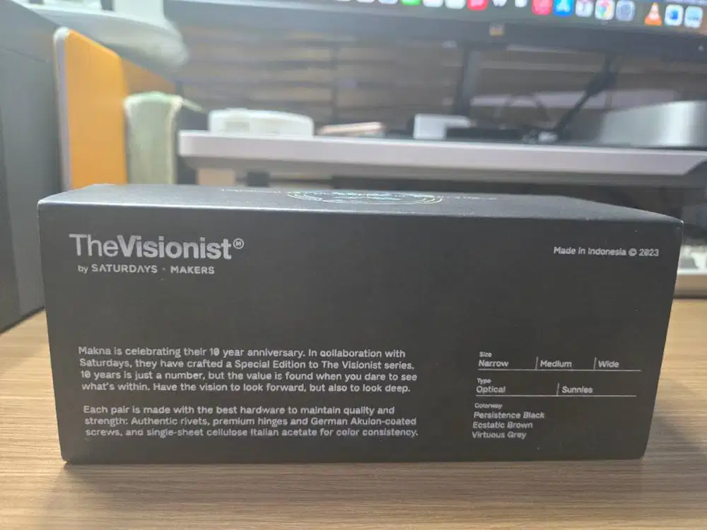Kacamata Frame Saturdays x Makna x Visionist 3.0