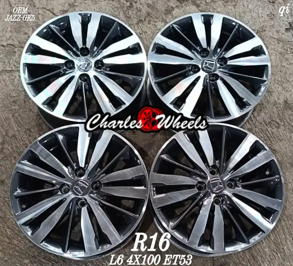 Jual velg oem jazz gk5 r16 4x100 brio agya ayla sigra dll