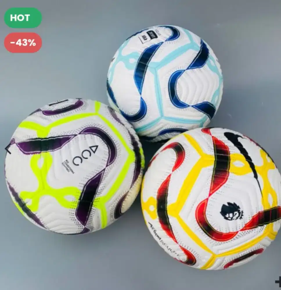 Football complete set of three