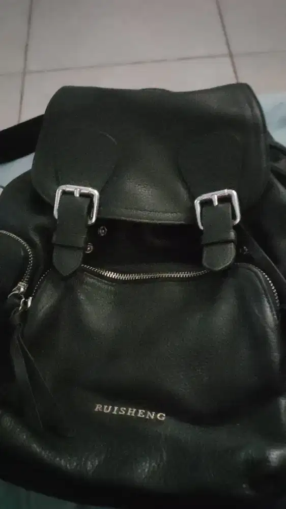 Tas ransel kulit asli