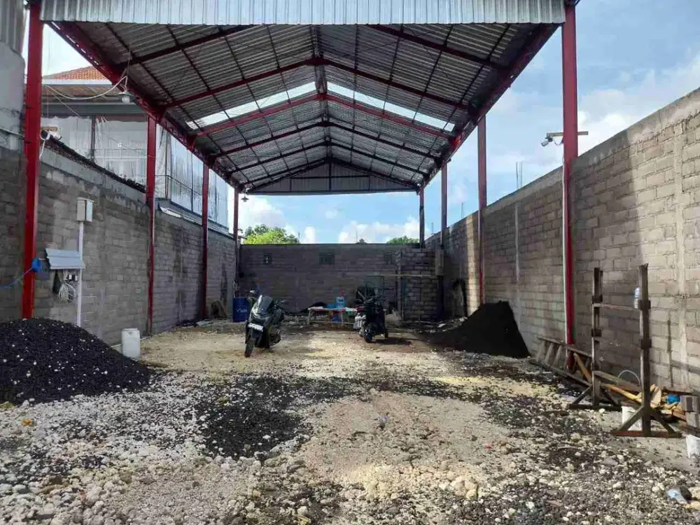 jual tanah sdh ada Gudang 90%