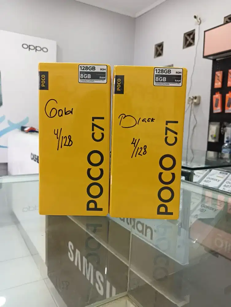 POCO C71 4+4/128 BARUU GARANSI RESMI SEGEL