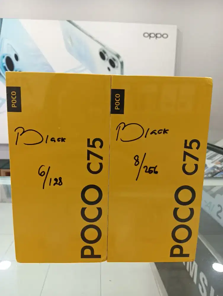 POCO C75 8/256 BARUU GARANSI RESMI SEGEL