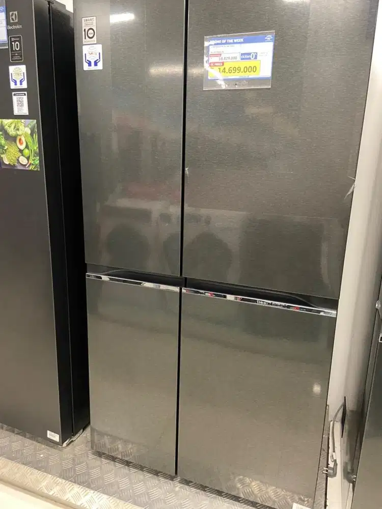 LG SBS 2pintu dark silver