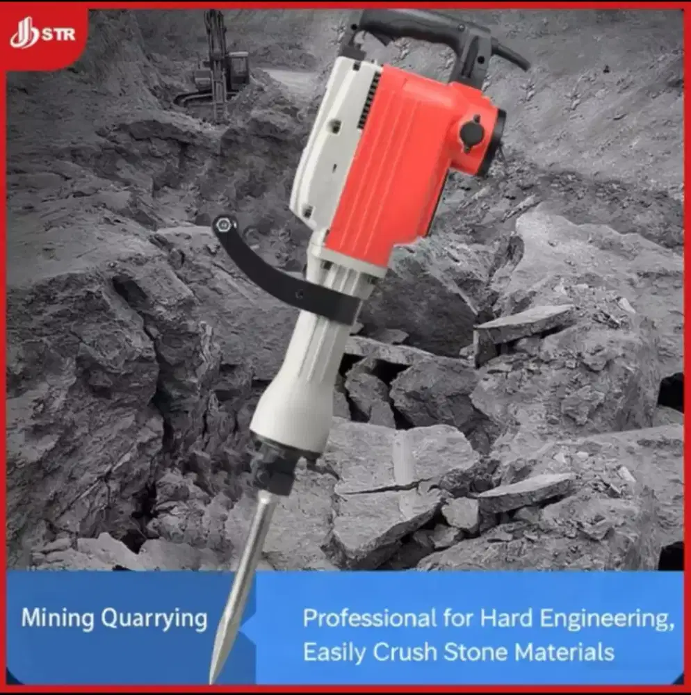 Mesin Bor JACK HAMMER Bobok beton Aspal Demolition Hammer STR Jiebang