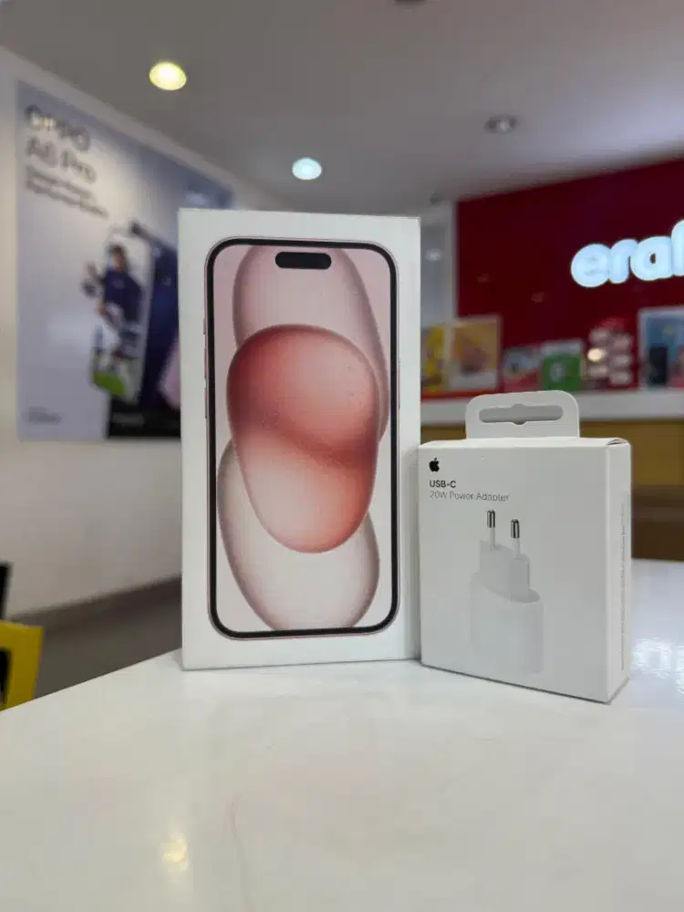 iPhone 15 Pink 128GB iBox Bisa Kredit Paylater 0%