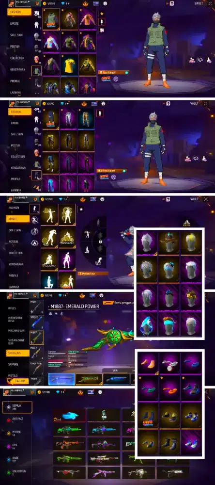 Jual akun FF yg minat lansung inbox