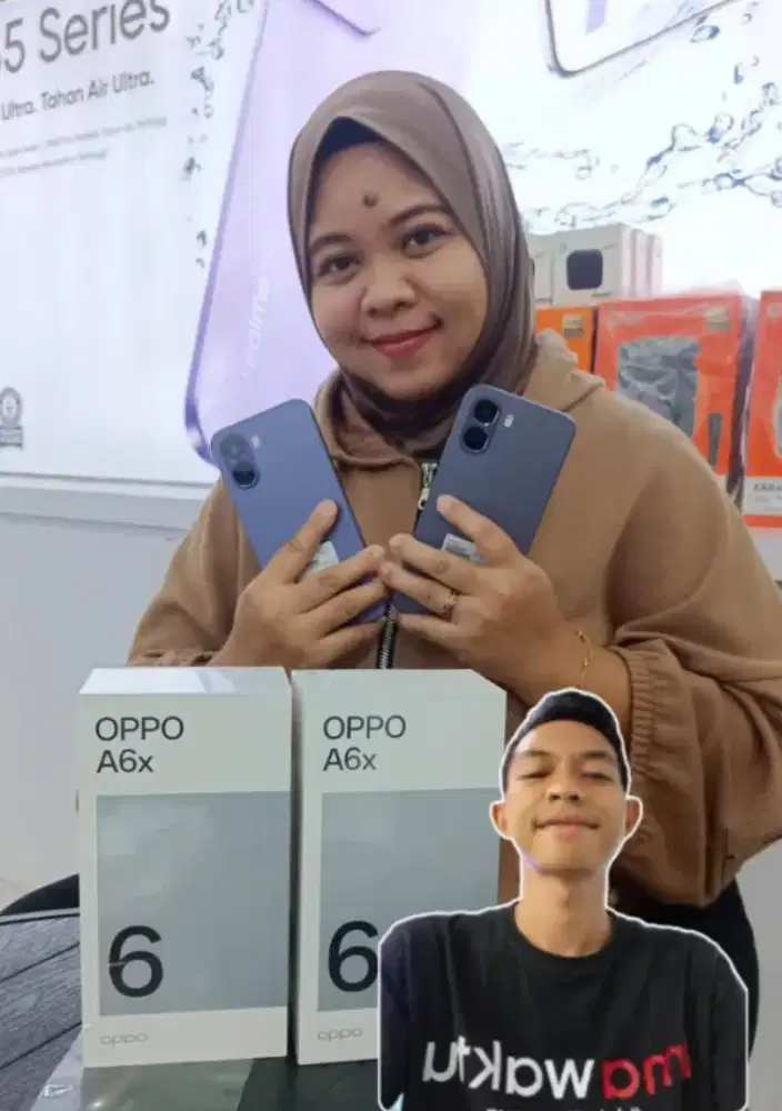 OPPO A6X KREDIT TANPA UANG MUKA ANGSURAN 200K PROSES 5 MENIT SAJA