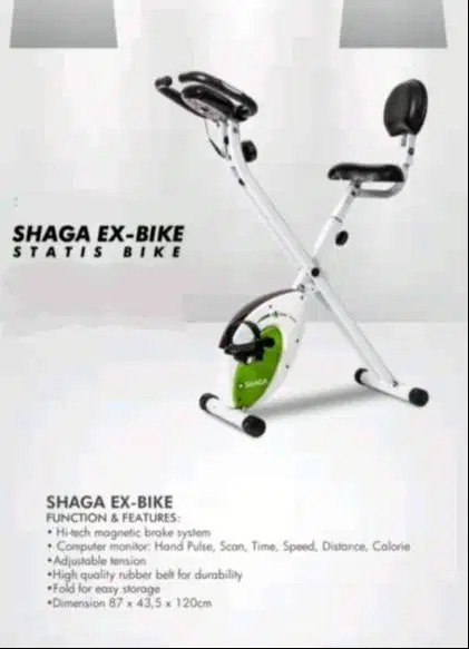 SEPEDA STATIS LIPAT SHAGA EX-BIKA ESC-0411B