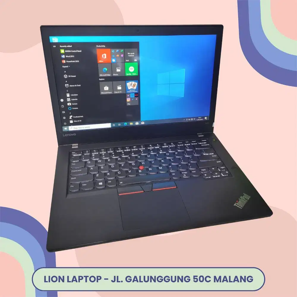 RAM 8GB SSD 256GB i5 Touchscreen Lenovo Thinkpad T470 [07|12]