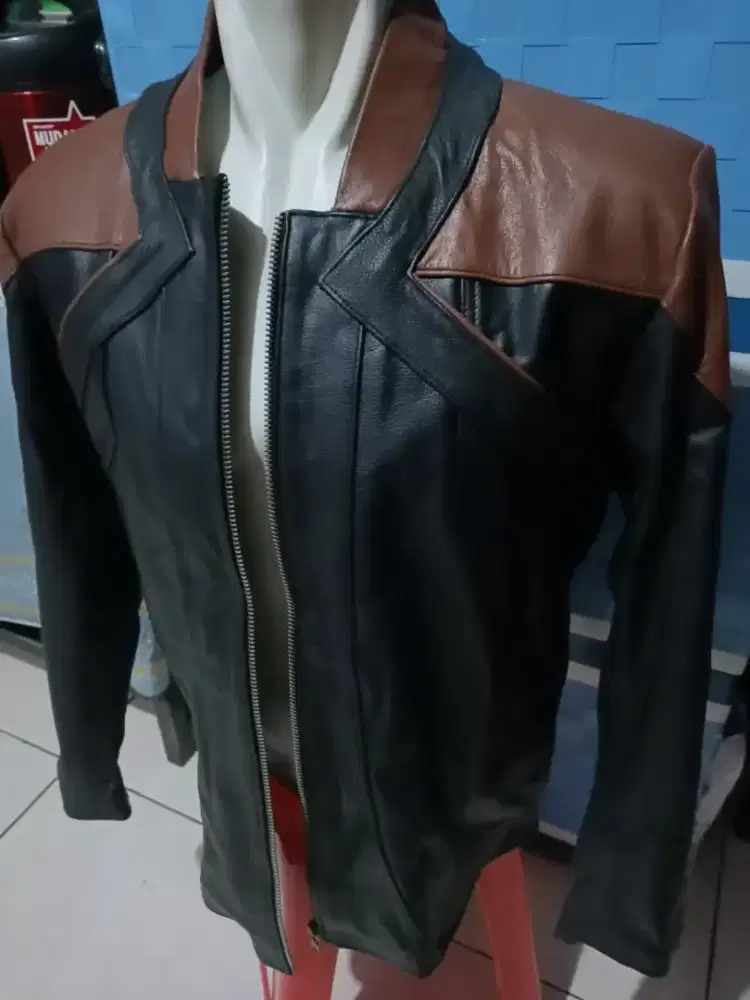 Jaket kulit asli import