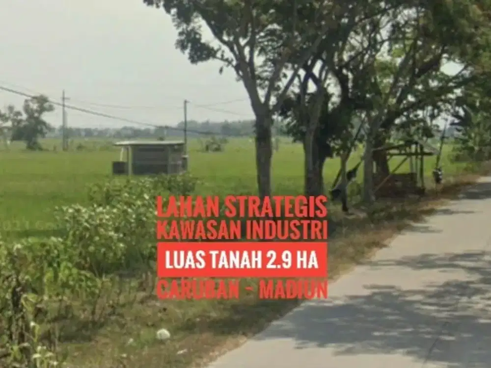 (H) Tanah KIP (Kawasan Peruntukan Industri) Caruban MADIUN, Prospective