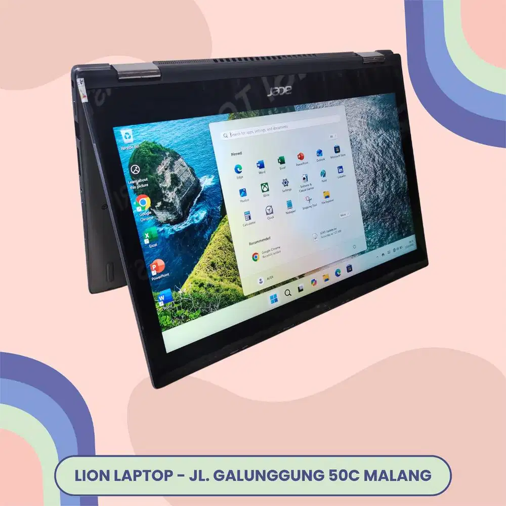 2 in 1 Flip Core i5 Gen 8 8/256 Acer Spin SP513-52N [07|12]