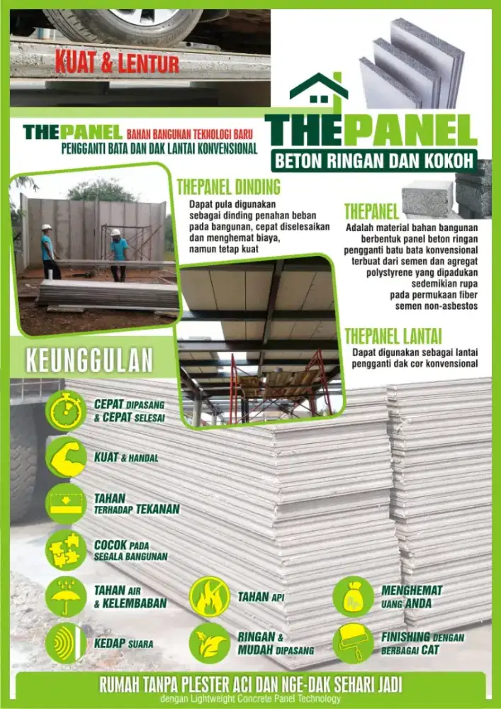 THE PANEL BAHAN PENGGANTI BATA/HEBEL