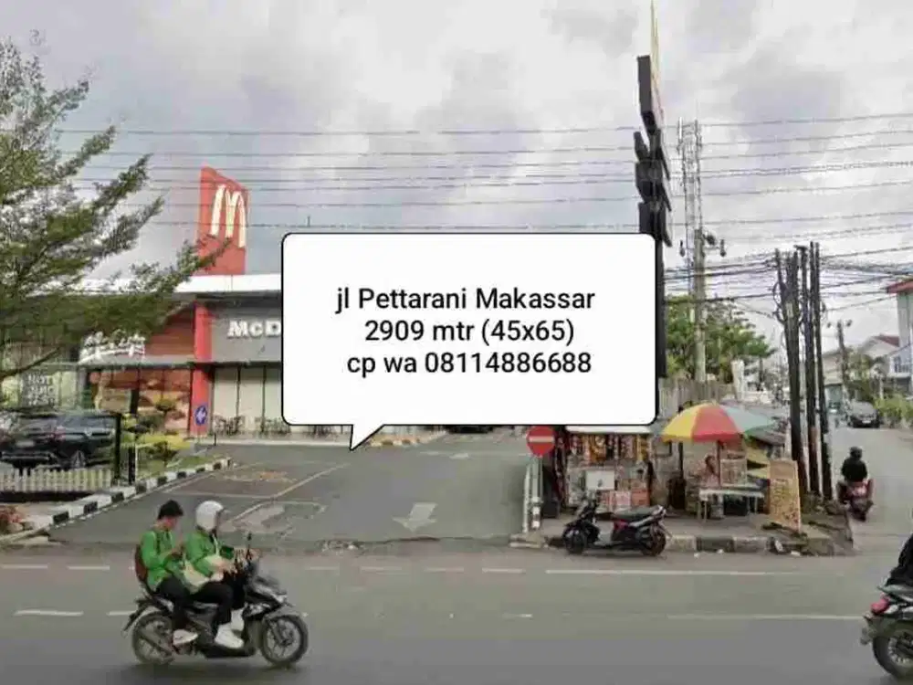 Lokasi jl Pettarani Makassar 2909 MTR dekat panakukang Hertasning Boulevard