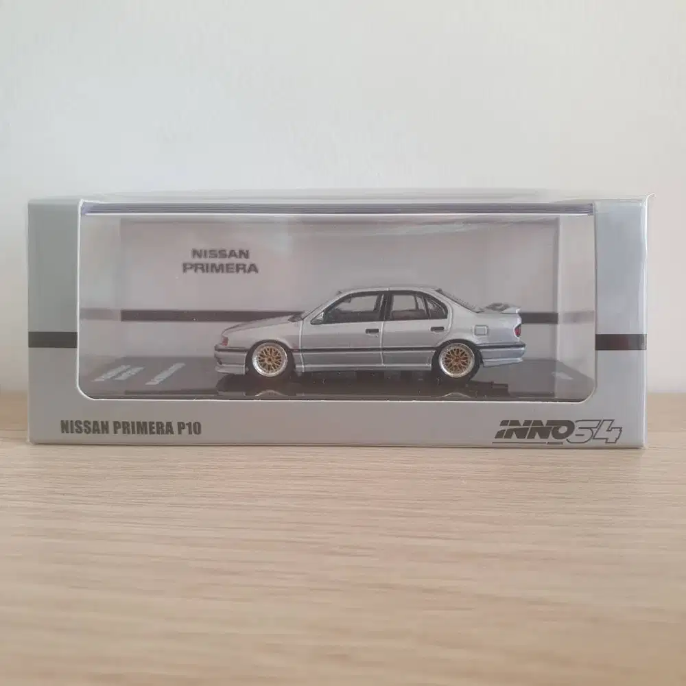 Inno64 Nissan Primera P10 1/64 (Silver, Inno, IN64-P10-SIL, BIB)