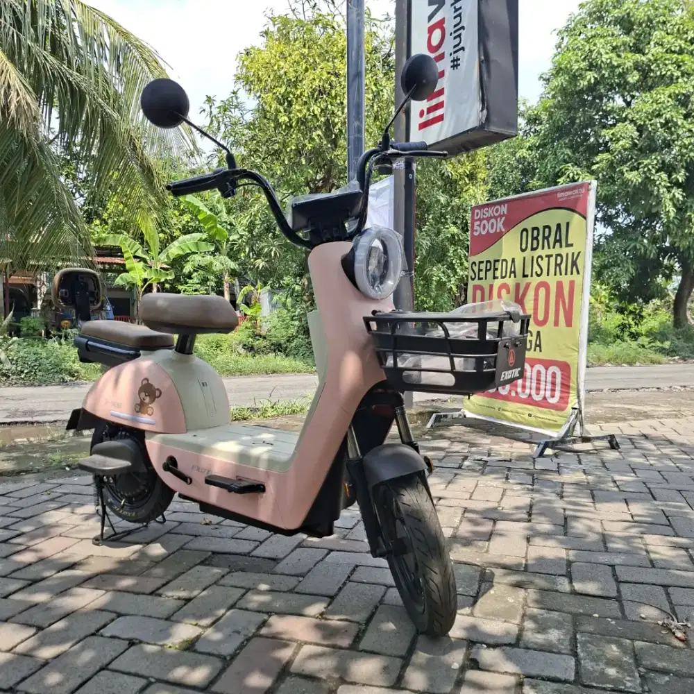 PROMO CUCI GUDANG SEPEDA LISTRIK MURAH