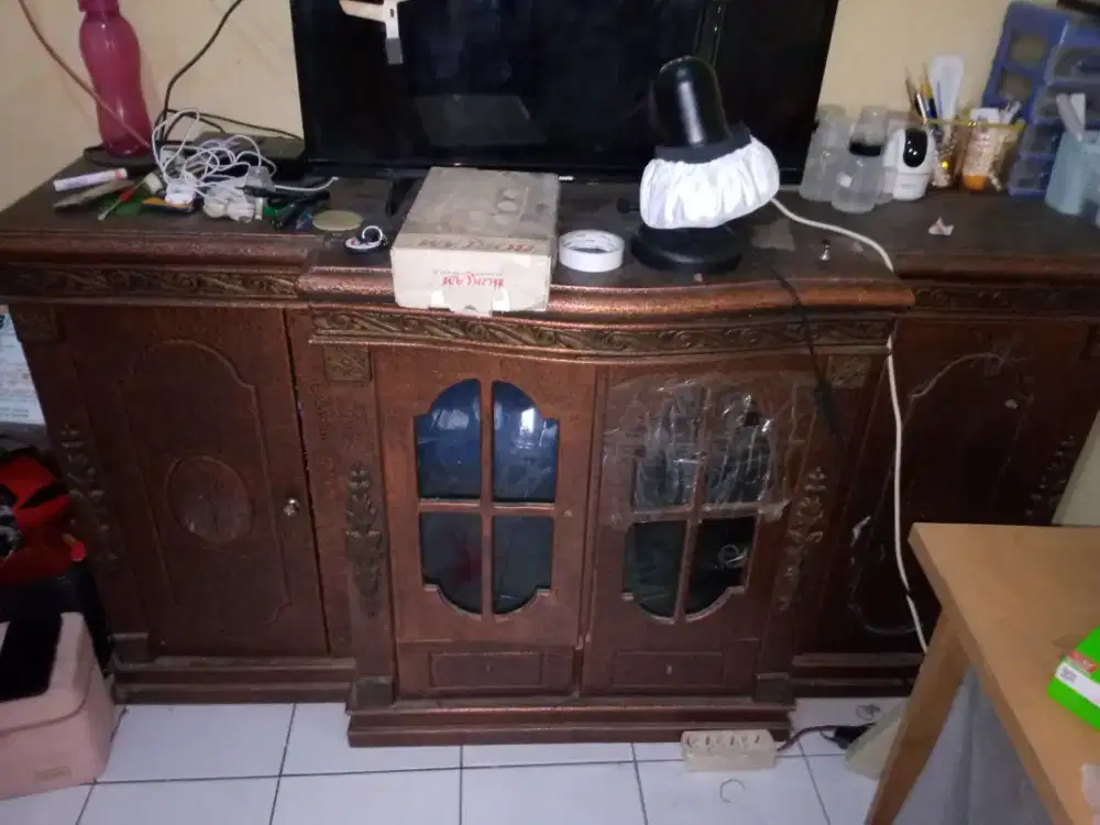 DIJUAL MURAH MEJA KAYU BUFFET