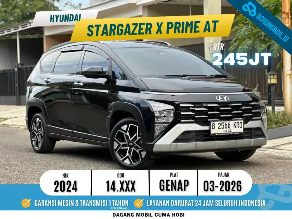 Stargazer X Prime AT 2024/2025 Hitam Metalik