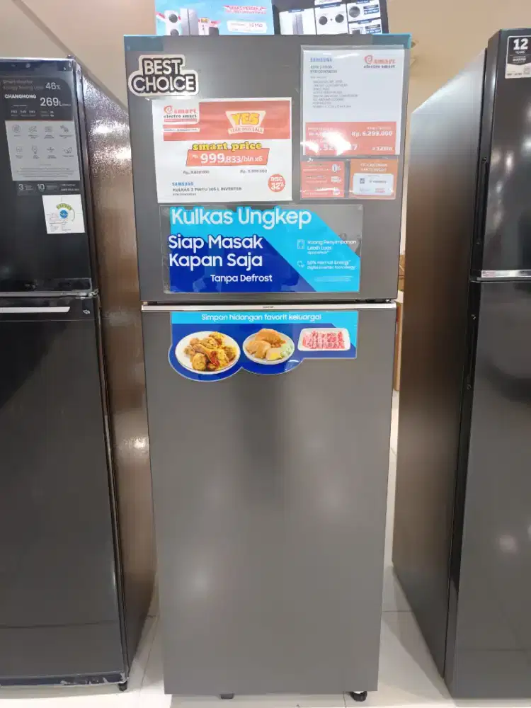 SAMSUNG KULKAS 2 PINTU 305 L INVERTER