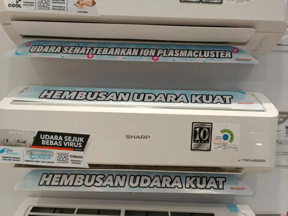 Bunga Cicilan 0% SHARP AC INVERTER 3/4 PK