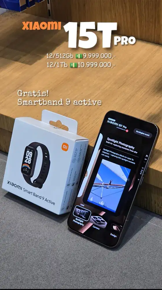 Xiaomi 15T promo Gratis Jam Tangan