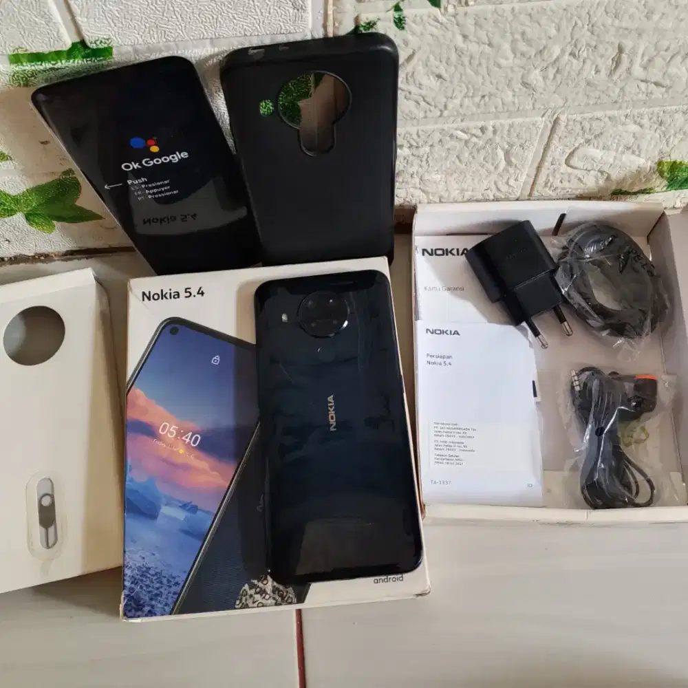 Nokia 5.4 BIRU RAM 6 / 64 GB FULL SET