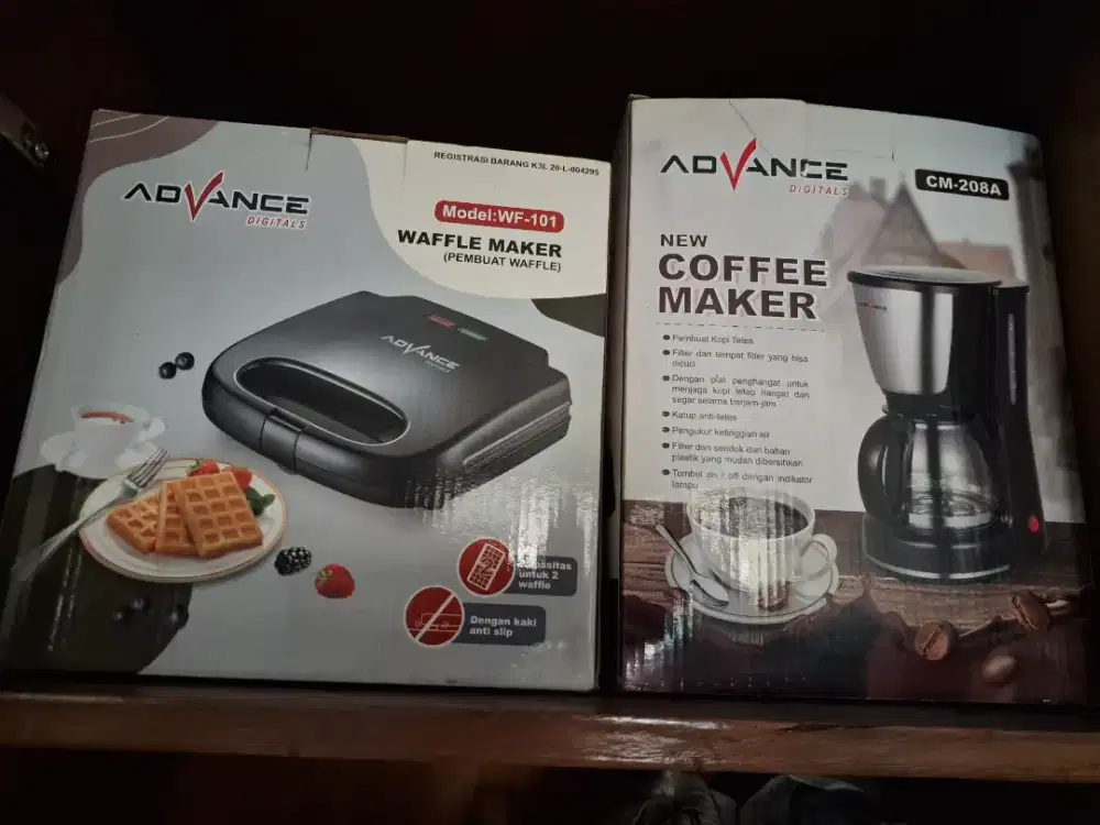 JUAL WAFFLE MAKER & COFFE MAKER